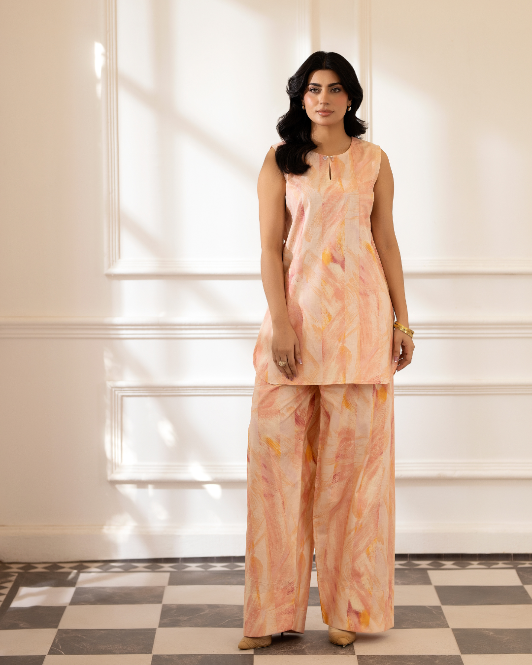 2 Piece - Printed Khaddar Suit